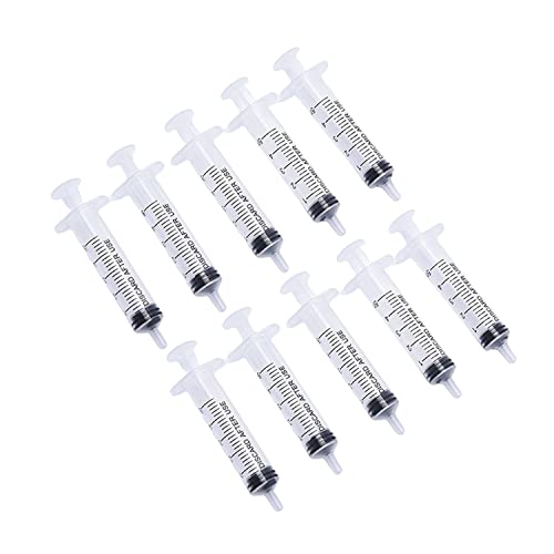 10 Packs 5ml Plastic Syringe with Extraction Adapters for Perfume Transfer