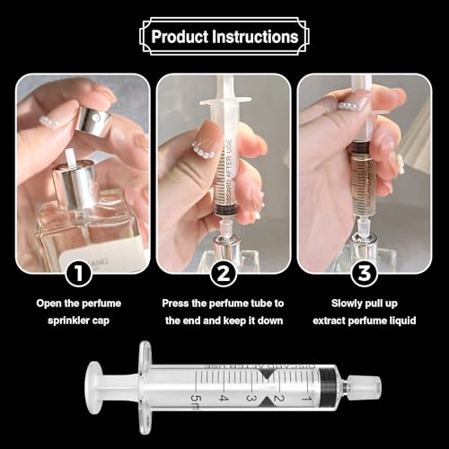 Travel-Friendly 5ml Refillable Perfume Dispenser (5PCS)
